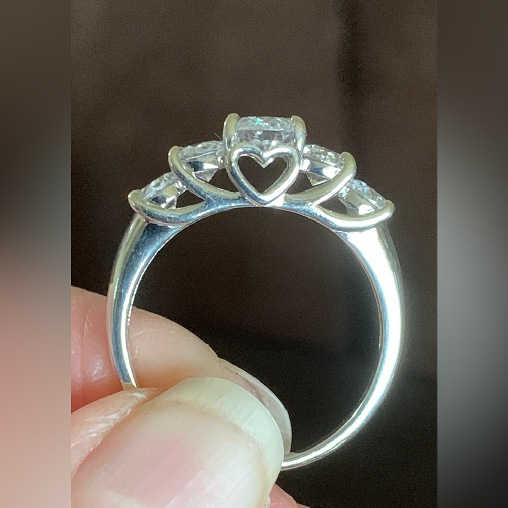 CHARLES WINSTON FOR BELLA LUCE 4.59CTW RHODIUM OVER STERLING SILVER RING - Picture 3 of 14